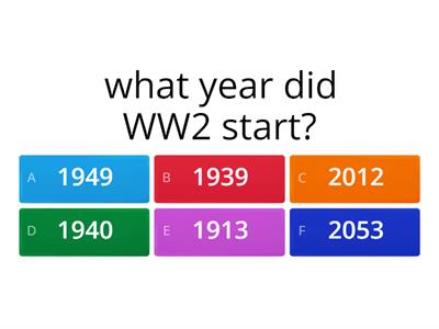 WW2 quiz
