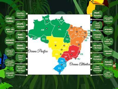 Brasil - Estados e Capitais