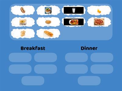 Breakfast vs. Dinner Sort - Clapper