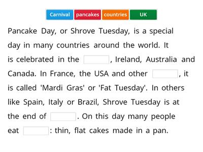 What is Pancake Day?