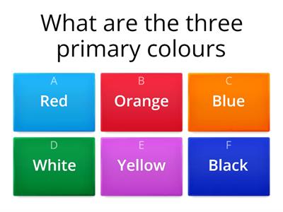 Colouring quiz’s 
