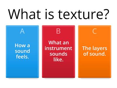 BBHS YR 11 Music - Texture 