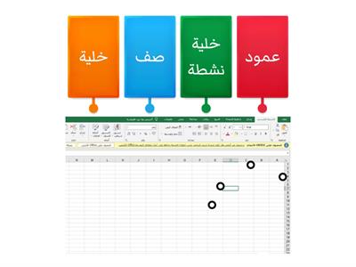 واجهة برنامج الاكسل