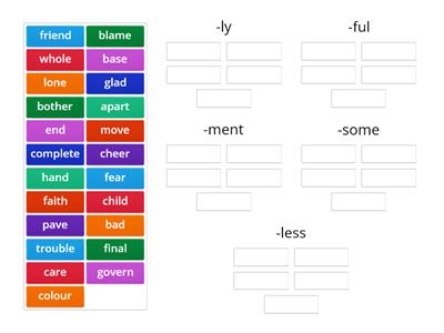 IELTS Suffix Sort