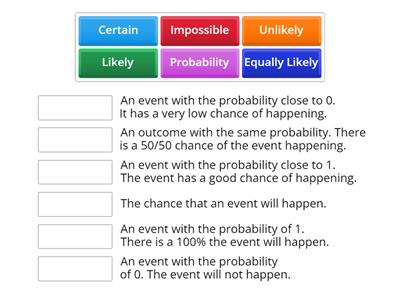 Probability Match up