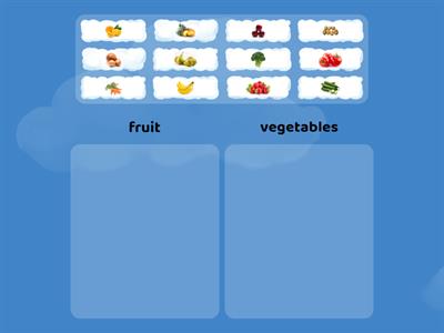 I wonder 1.5 - fruit or vegetables?