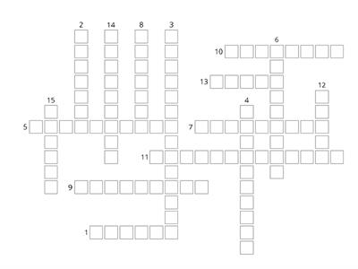 Muscles and movement crossword starter