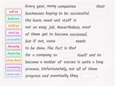 UI2 - COMPANIES AND CAPITAL VOCABULARY