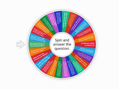Counseling Game - Prompt Spinner