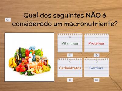 Nutrientes e sistema digestivo