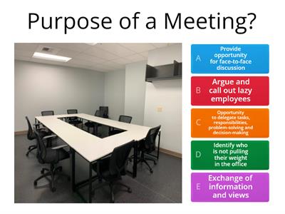 Communication in Administration ~ Meetings