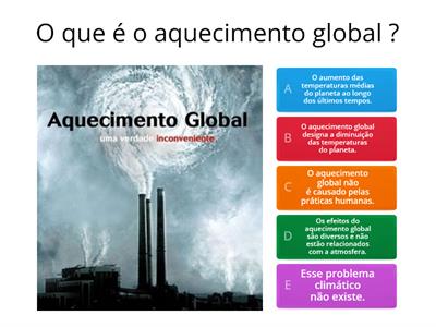  Aquecimento Global - 3º ANO 2  EMTI- EOII