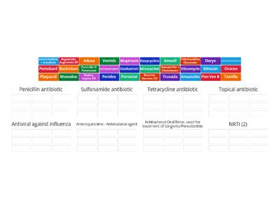 Drugs Quiz 1 Therapeutic Categories 2