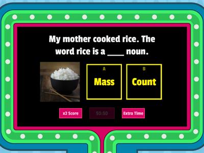 Mass Nouns, Count Nouns