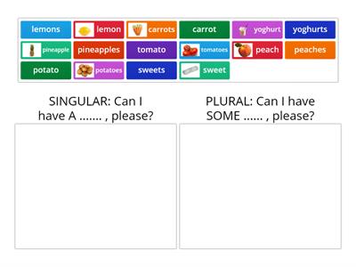 CAN I HAVE (SOME/A): SINGULAR OR PLURAL