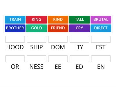 SUFFIXES 