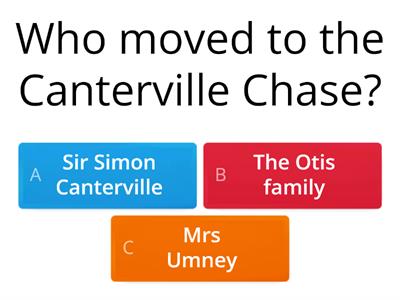 The Canterville Ghost - CH 1&2 Revision