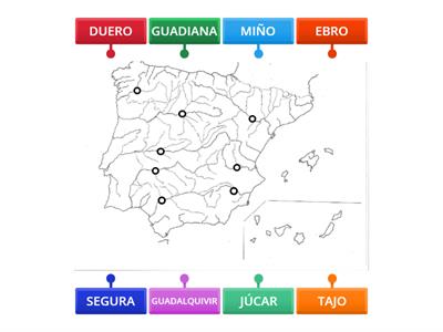 Principales cuencas hidrográficas de España