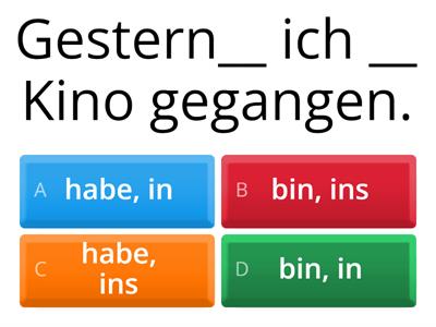 Quiz - Deutsch- Tag 1