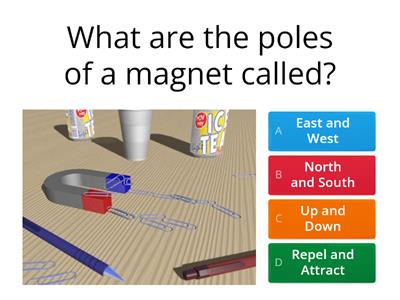 Magnets knowledge quiz Year 3 