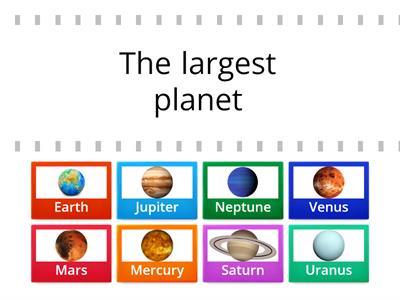 Planets of the Solar System - Find the Match