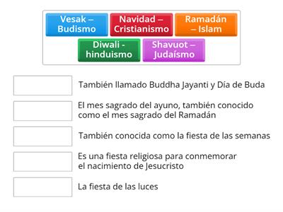 CELEBRACIONES RELIGIOSAS DE OTRAS CULTURAS