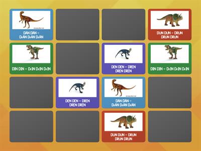 D-pompotukset, R:n täryn hakeminen: dinosaurusmuistipeli