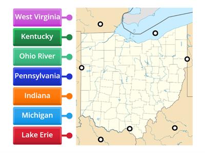States that Surround Ohio