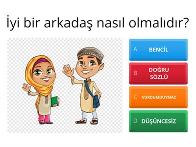 DOSTLUK VE IB PROFİLLERİ 