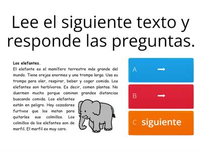 Comprensión de lectura 2