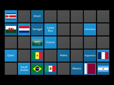 World Cup Flags - Qatar 2022