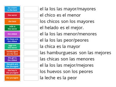 Spanish Superlatives in - Teaching resources