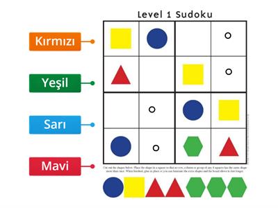 Renk Sudoku 