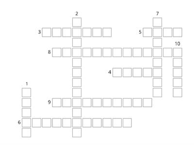 Plate Tectonics Crossword Puzzle