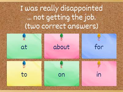 Outcomes Intermediate Vocabulary Builder Unit 2/ Prepositions