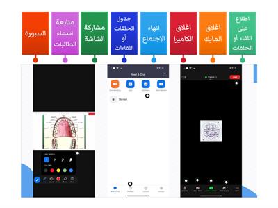 التعرف على أدوات برنامج zoom