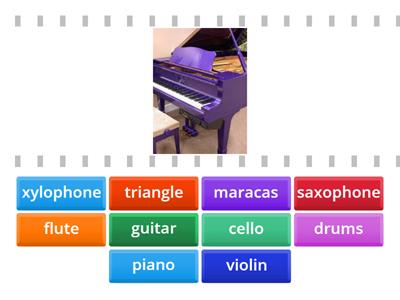 Musical instruments 1gr Humanities