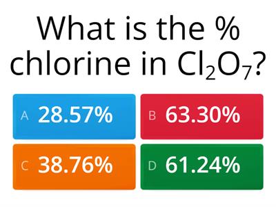 % Composition: check your answers!