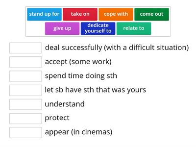 Focus 2 3.4 Phrasal verbs