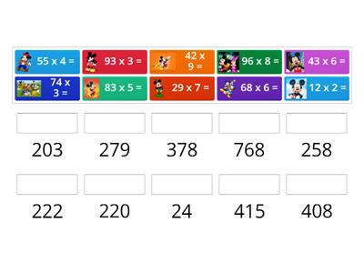 Multiplicaciones.