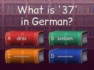 German Number Quiz.