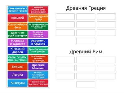 Античность в искусстве