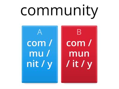 Syllable division