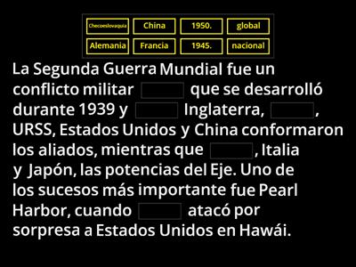 Segunda Guerra Mundial - Muñoz y Luna