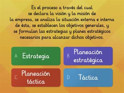 La Planeación Estratégica y más... 