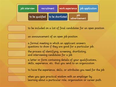 employment vocabulary