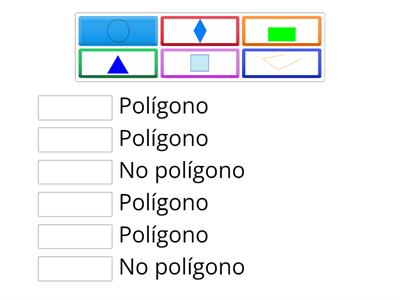 Polígonos y no polígonos 