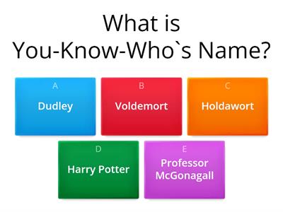   Harry Potter Quiz