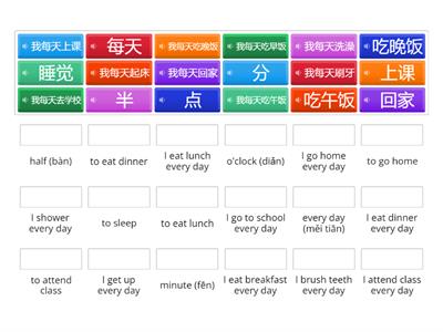 Y5/6 P2B-日常作息 DAILY ROUTINES (2B- SOUND & PINYIN)