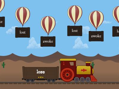 Balloon Pop Past tense Irregular verbs 3